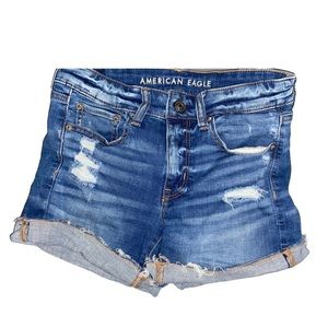 American Eagle High waisted women’s jean shorts